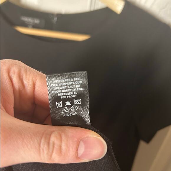 Lafayette 184 New York Black Peplum Dress - Picture 4 of 8